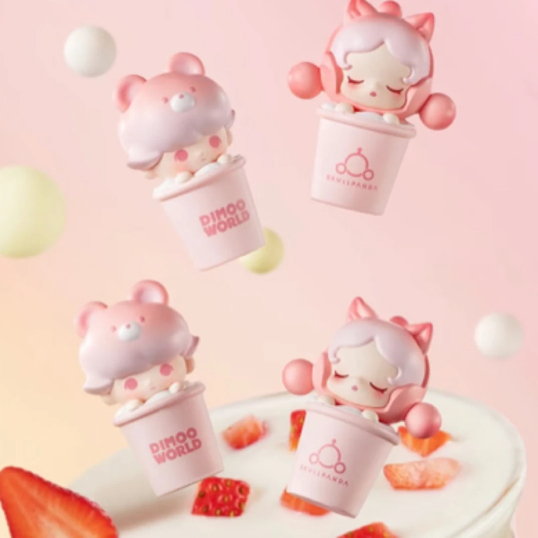 POP MART/泡泡玛特【正品盲盒 直播拆盒】泡家湾湾限定奶昔系列萌粒