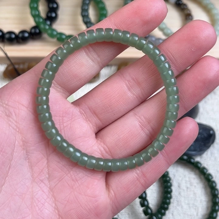 和田玉未镶嵌手链