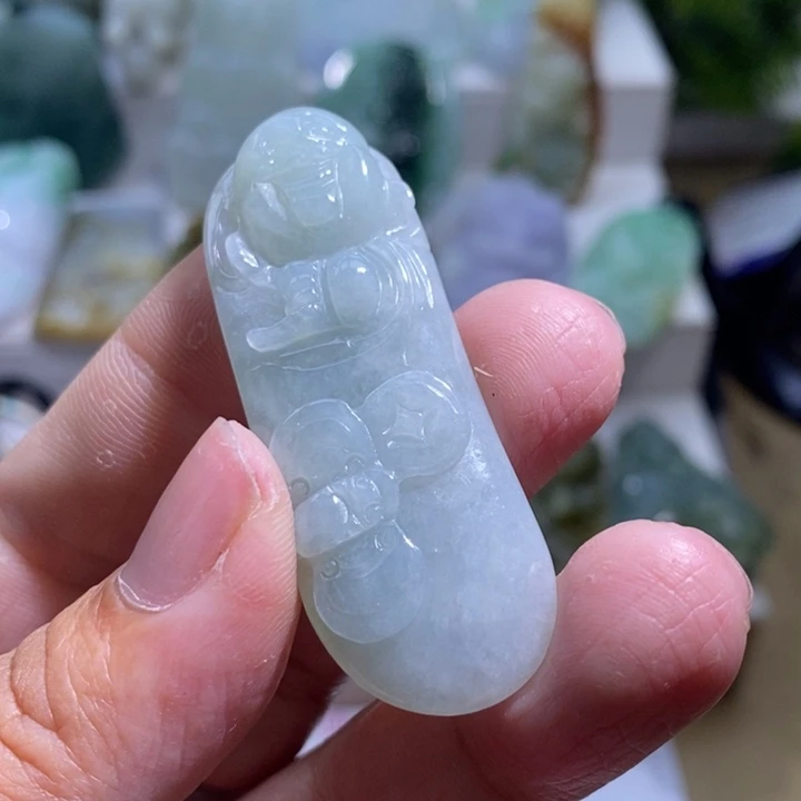 【闪购商品】颈饰未镶嵌翡翠佛