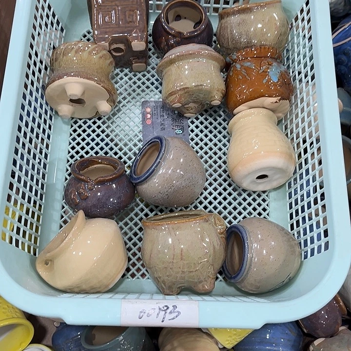 默认打孔！福利价陶瓷花盆性价比！