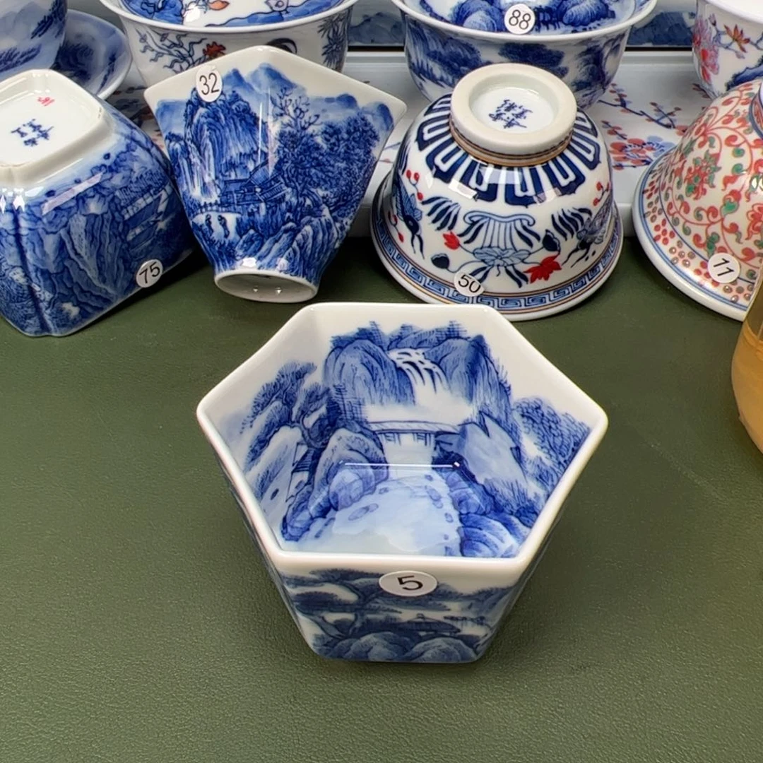 陶瓷景德镇纯手工纯手绘茶具木木5