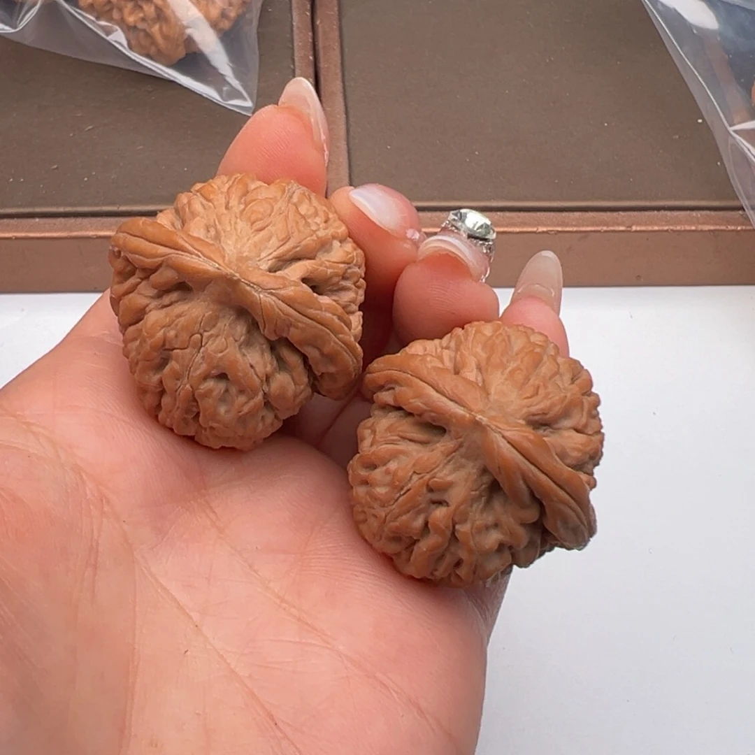 文玩核桃把件莲花35丽