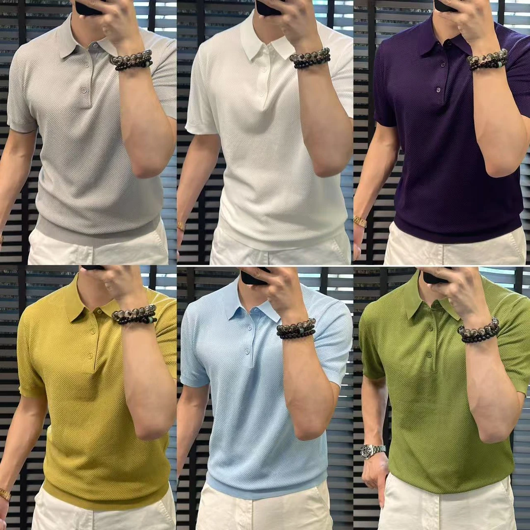 東• 夏季男士POLO衫透气简约短袖 200