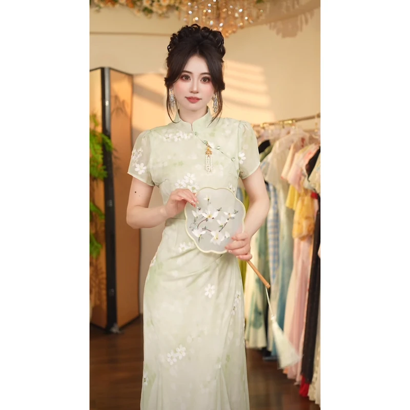 瑞瑞定制-1145（春风晓）连衣裙YQ705