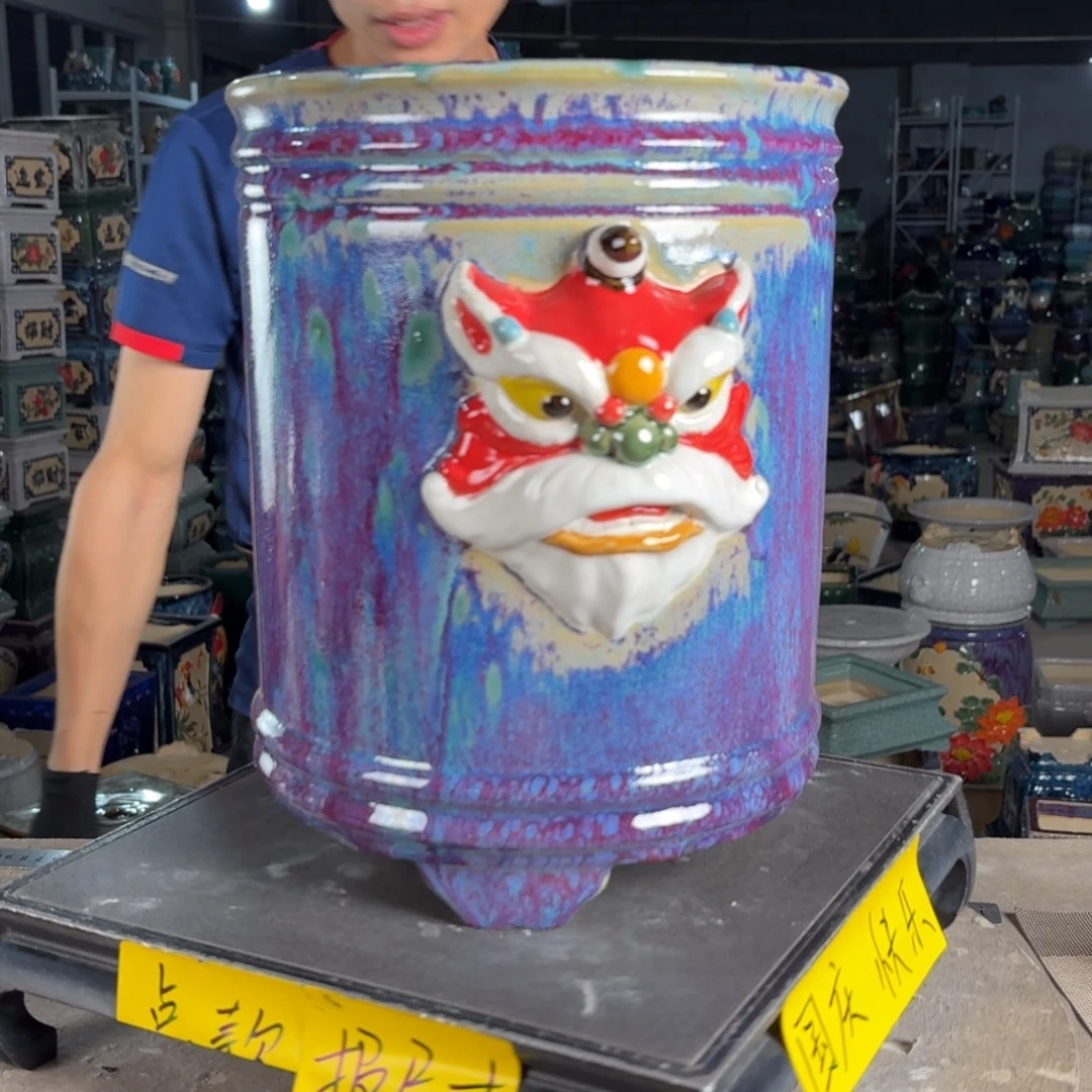 一风堂石湾花盆 内20*26