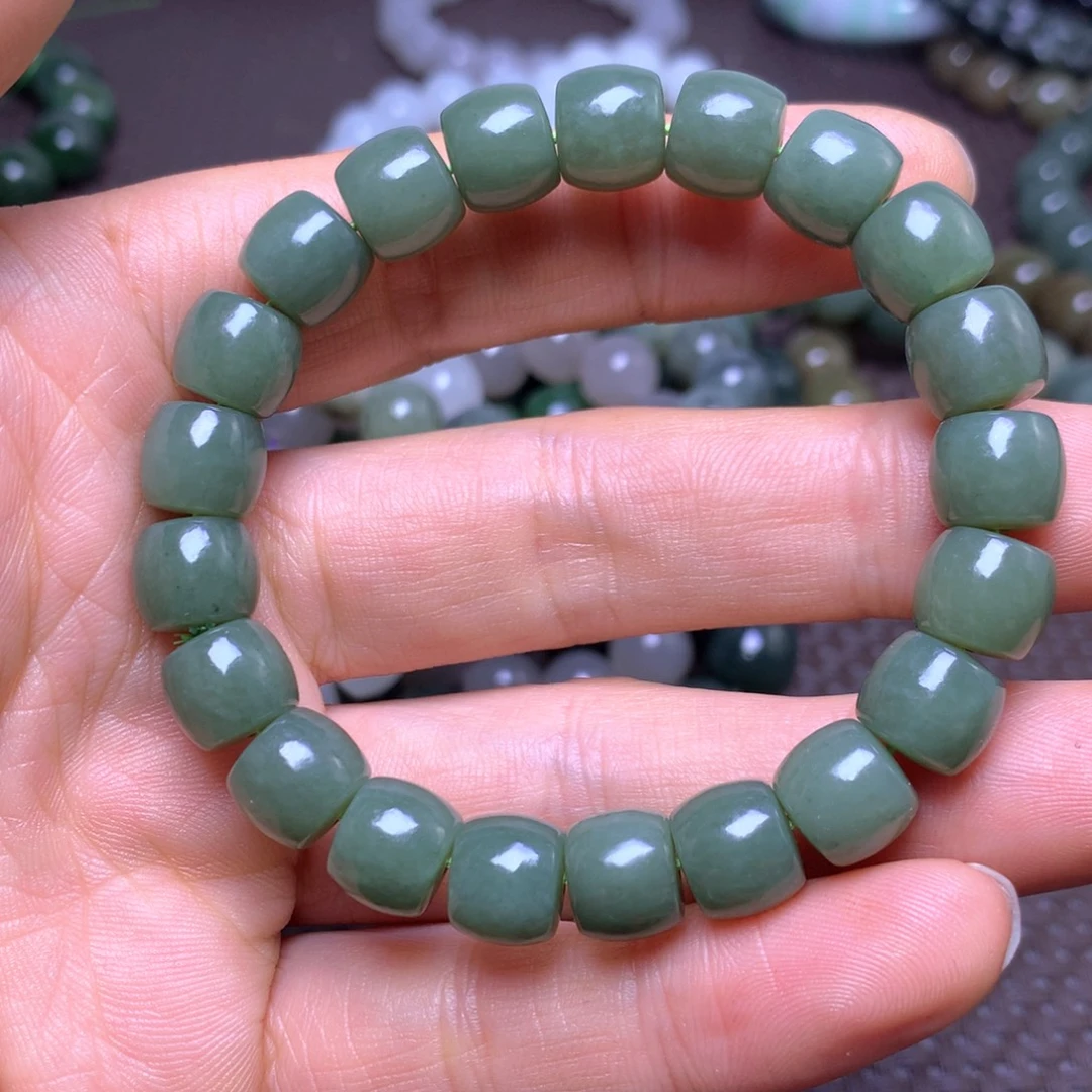 和田玉未镶嵌手串10