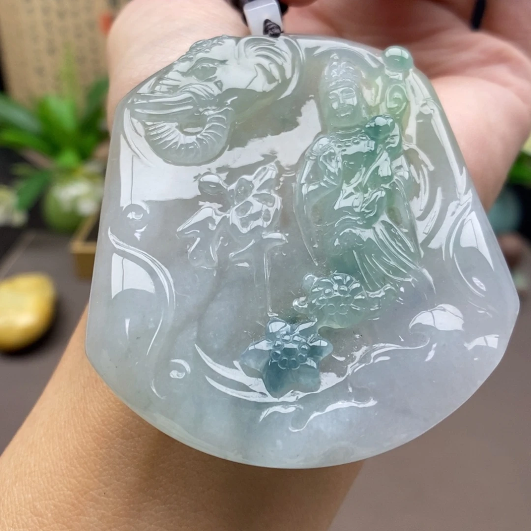 翡翠未镶嵌颈饰吊坠63