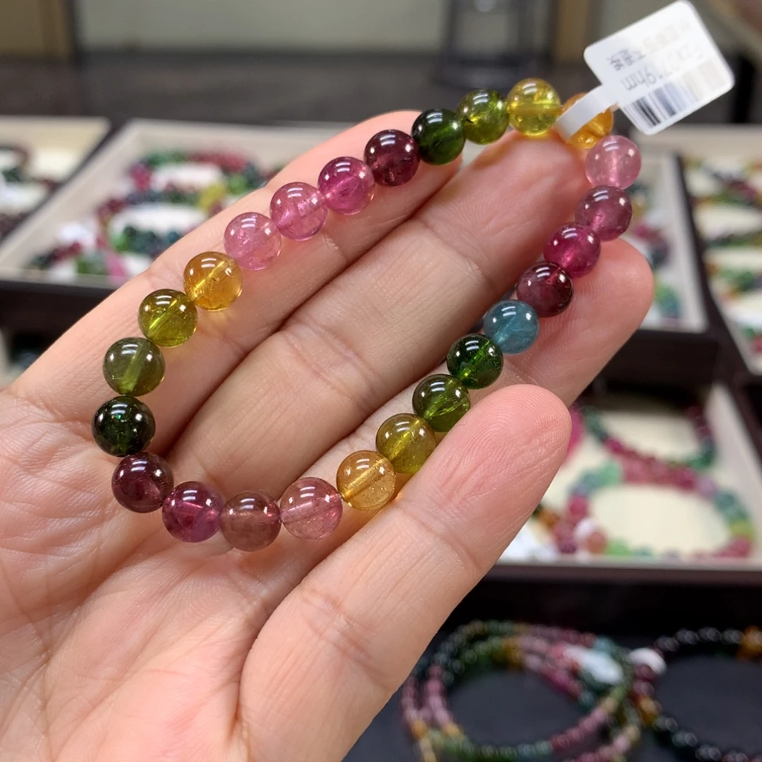 碧玺手链未镶嵌7.3左右