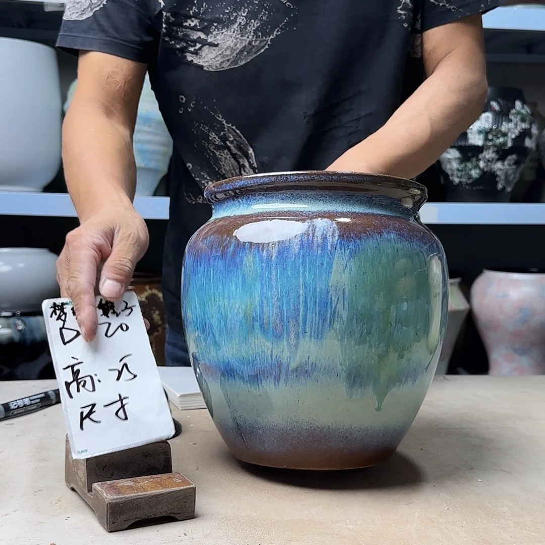 紫砂花盆尺寸20@25