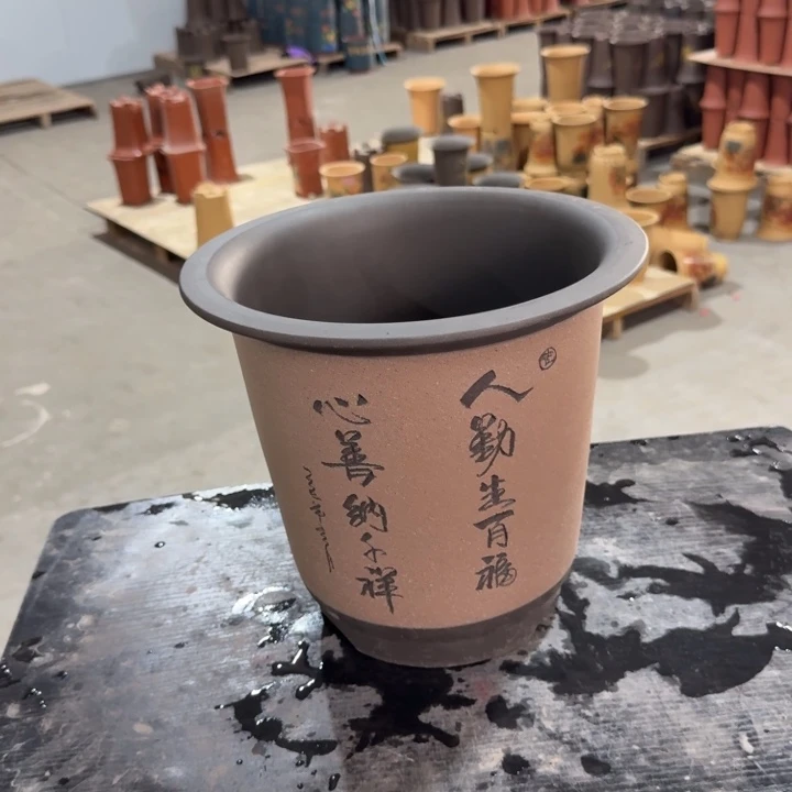 紫砂紫砂花盆破损补发高度24口径26单只