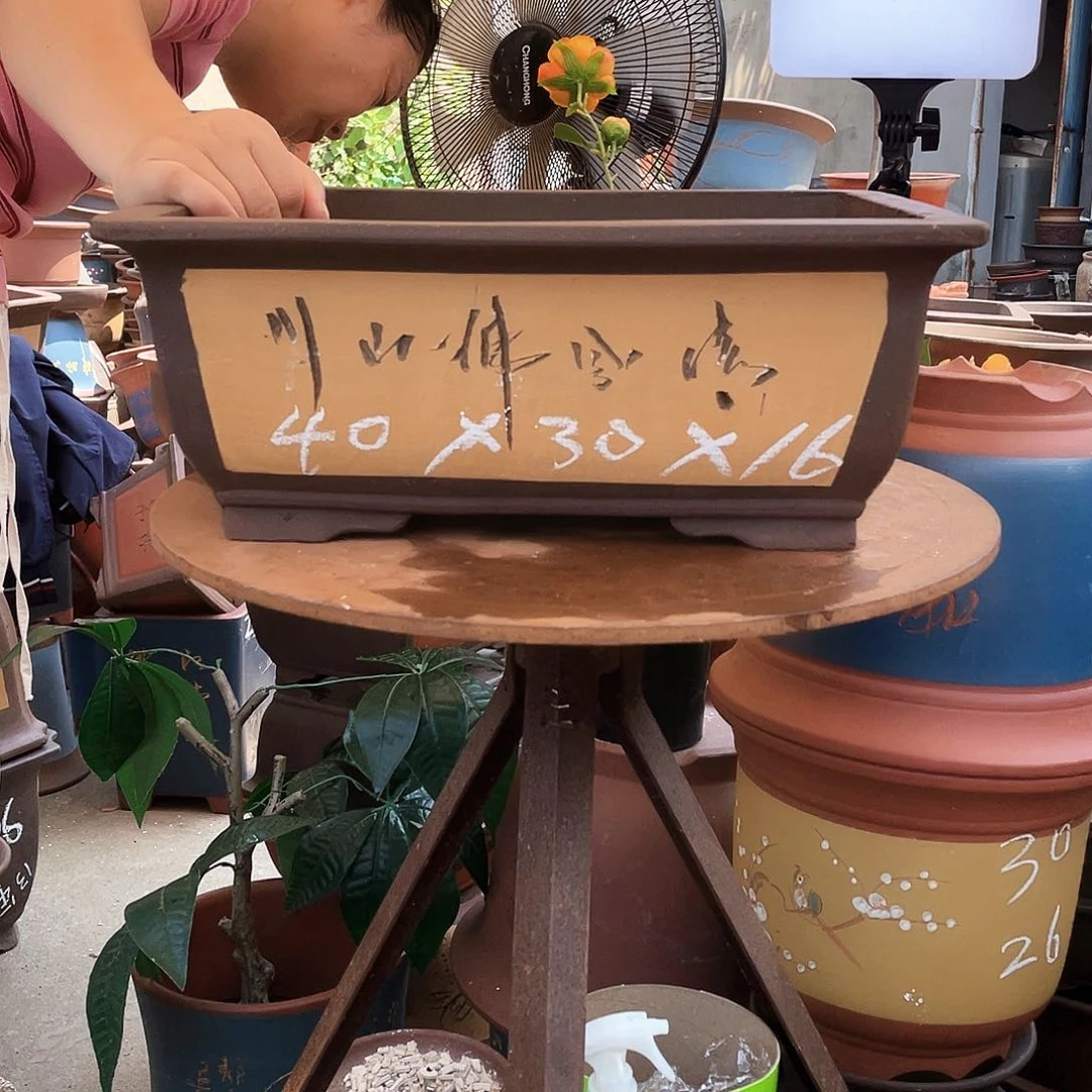 40黄马槽花盆紫砂花盆紫砂