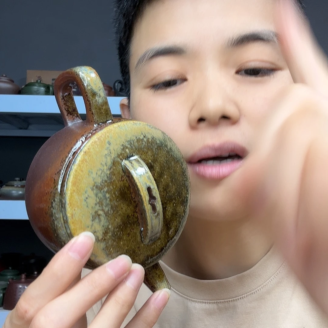 茶壶底槽青民间手艺人全手工制作
