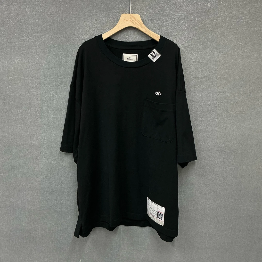 全新未使用 maje MMY三原康裕 贴布logo黑色短靴T恤50码