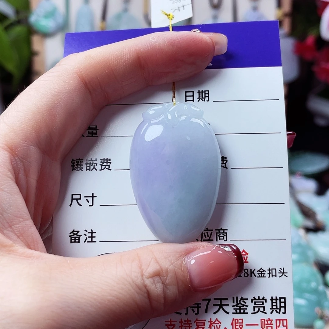 翡翠未镶嵌颈饰福瓜31