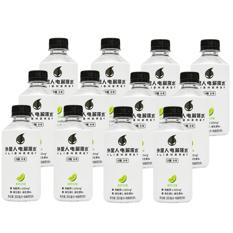 外星人电解质水青柠300ml*12瓶电解质水