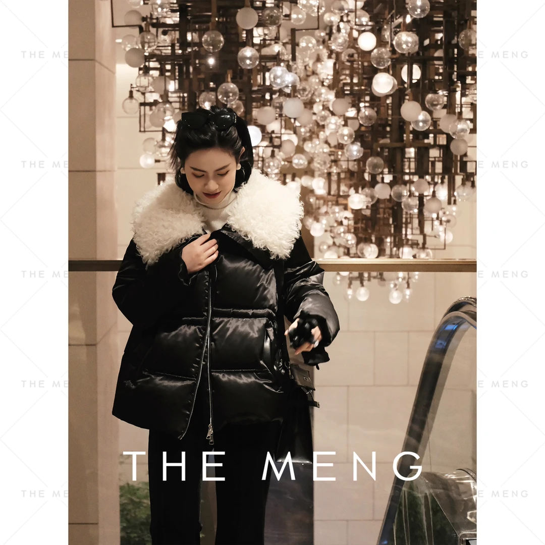 THE MENG【黑松露】三星科鲁达95白鹅绒锁温御寒羽绒服#M244N0142LZ