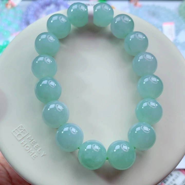 翡翠未镶嵌手链卡13.2