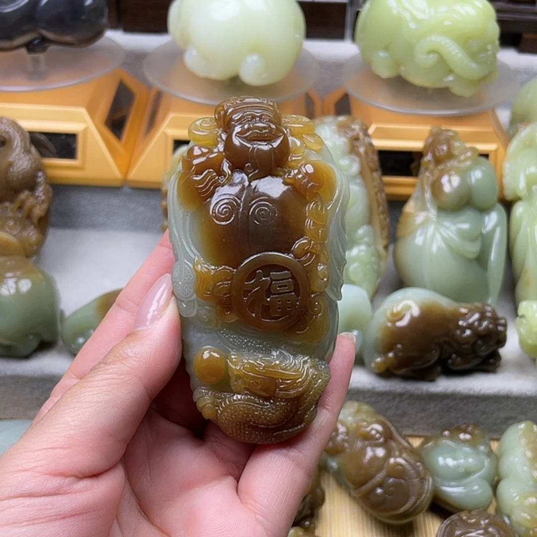 【闪购商品】和田玉未镶嵌挂件不***方