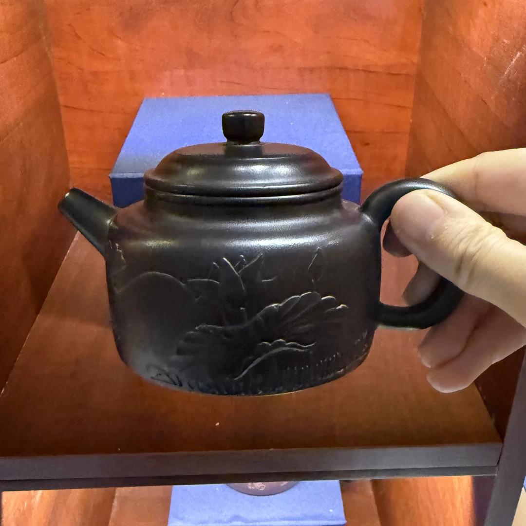 （大小姐专属）荷花德钟大红袍还原烧紫砂壶