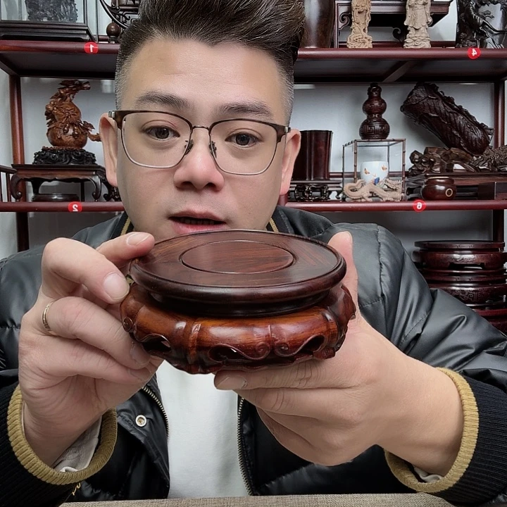 微凹黄檀工艺品底座