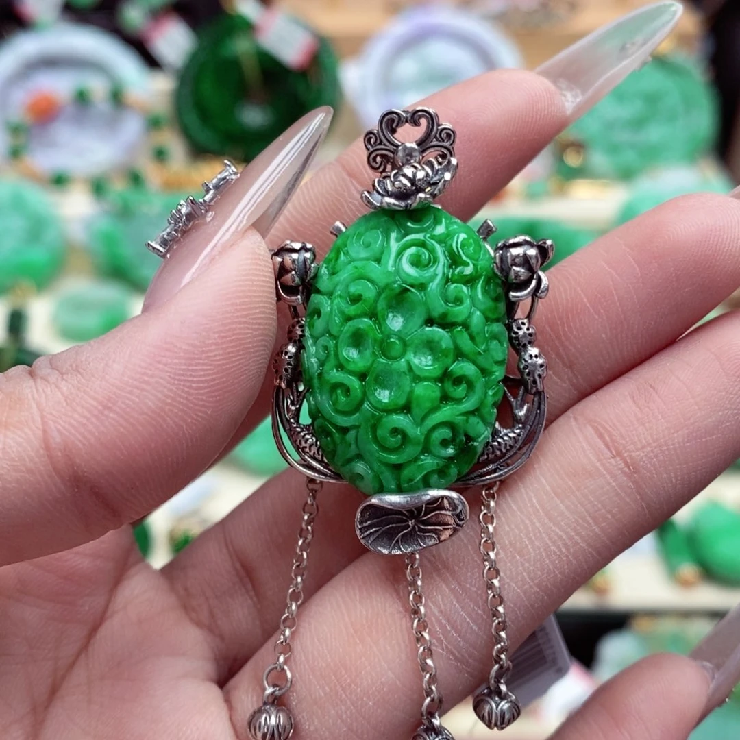 颈饰未镶嵌翡翠翡翠吊坠