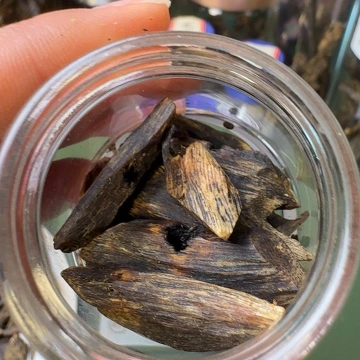 沉香手把件海南紫棋树心油块料10克