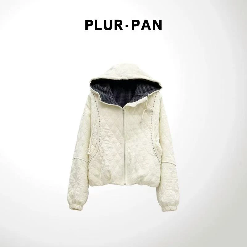 PLUR·PAN百搭时尚潮流连帽外套