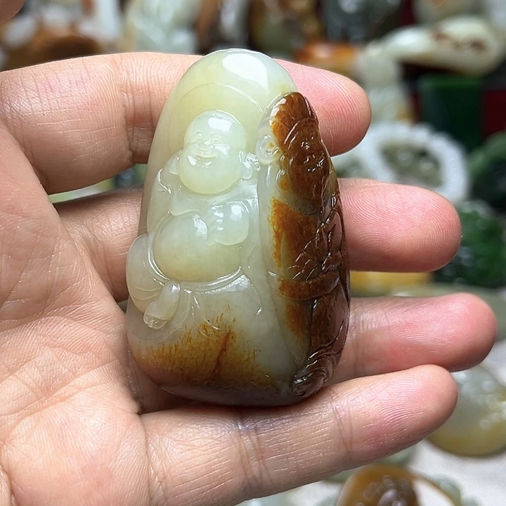 风***会和田玉未镶嵌把件