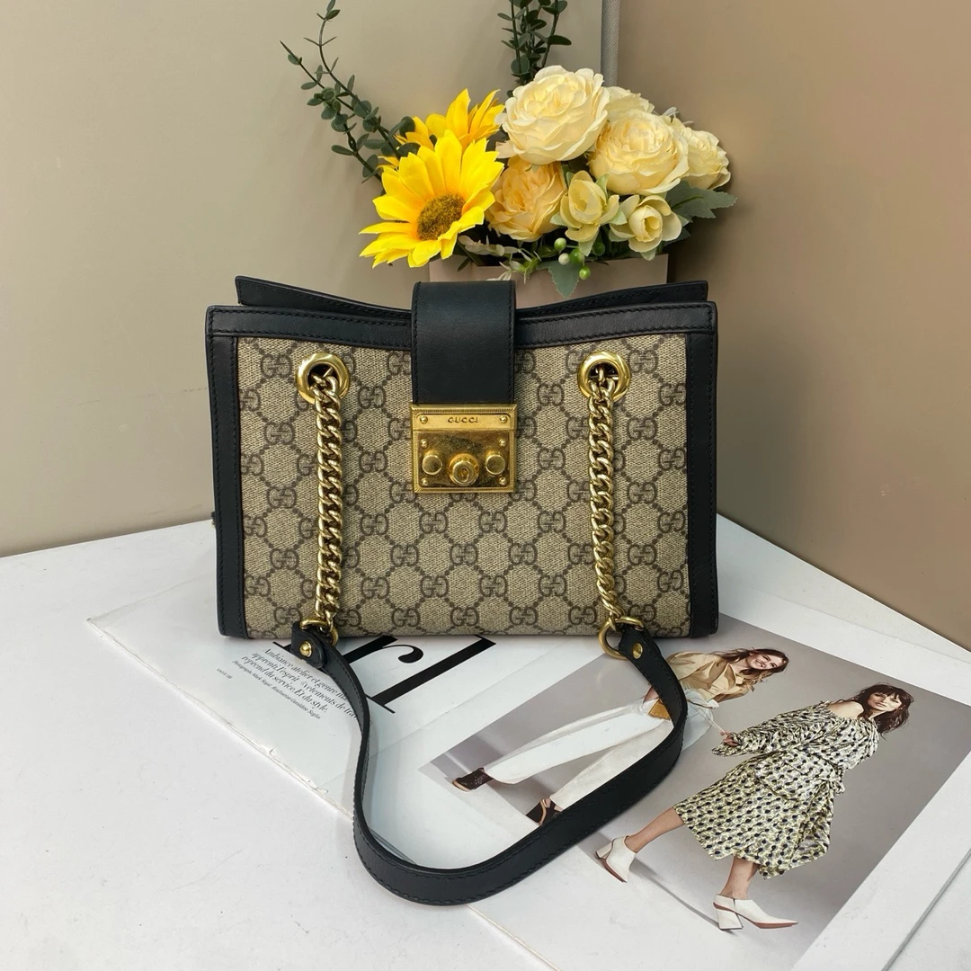95新 GUCCI/古驰 padlock小号小三包
