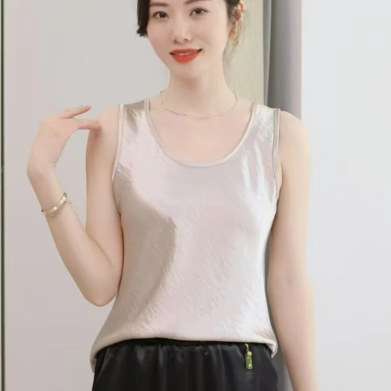 新中式纯色宽松修身显瘦背心