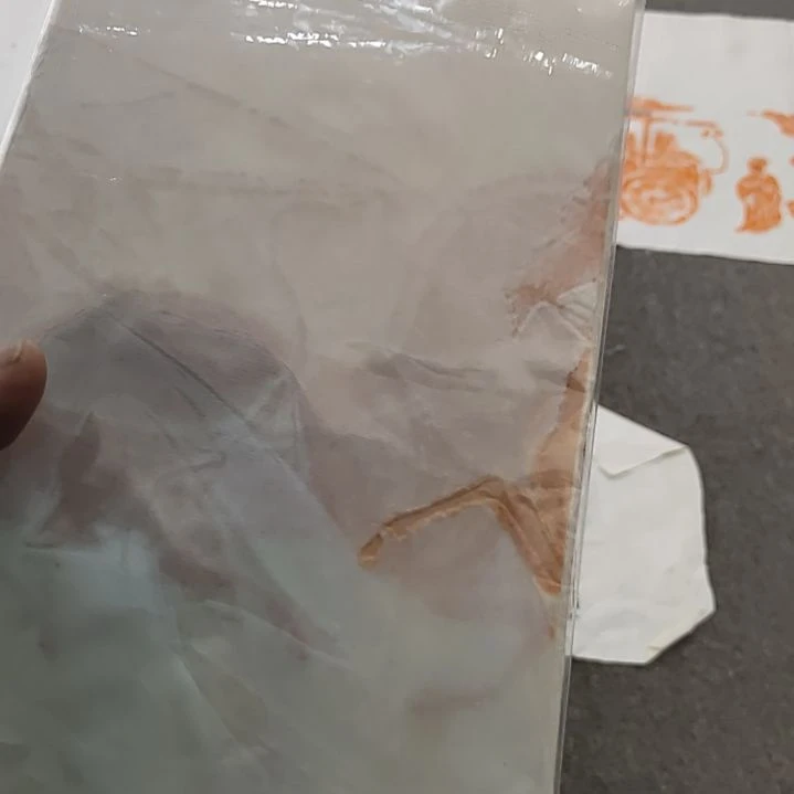 喆***墨四尺对开车马出行图一张