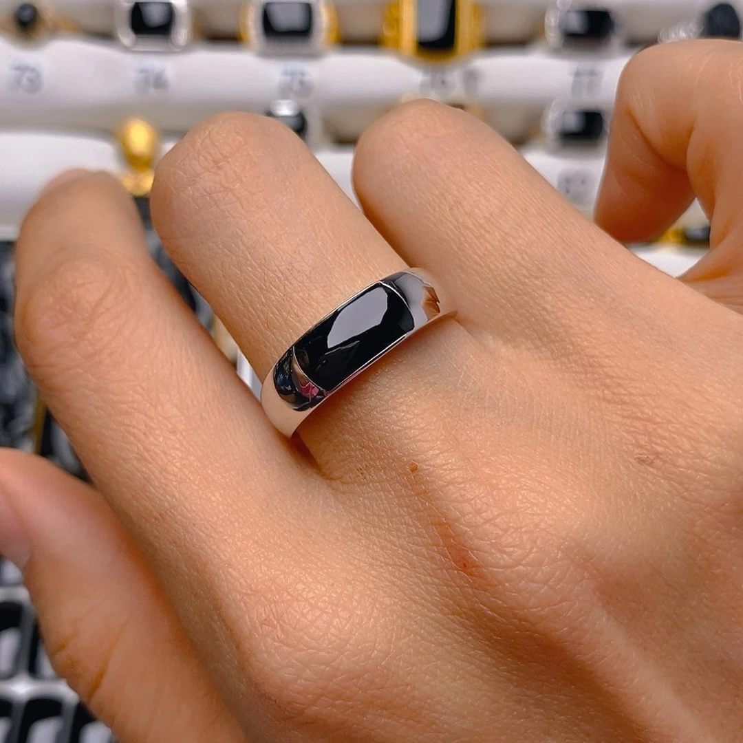 翡翠戒指18K金镶嵌a****3戒指