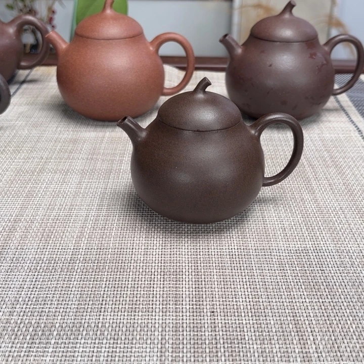 茶壶紫砂茄瓜130c