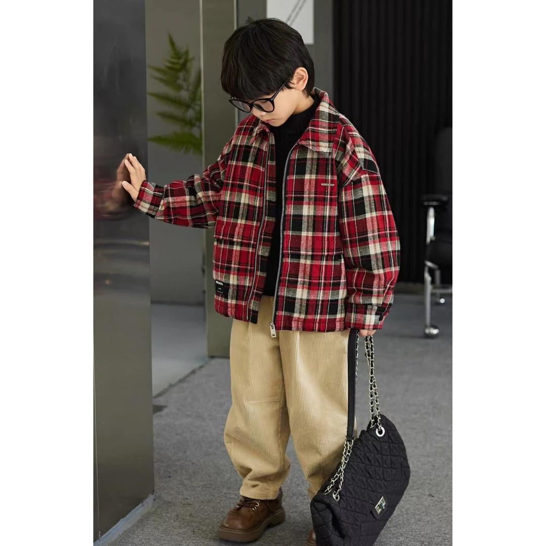 27186儿童格子棉外套HX3729327186