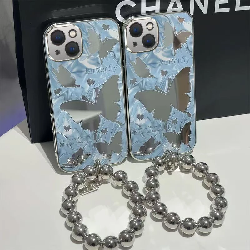 ins镂空蝴蝶16promax/15pro防摔12Pro潮款13PO手机壳14PO新款