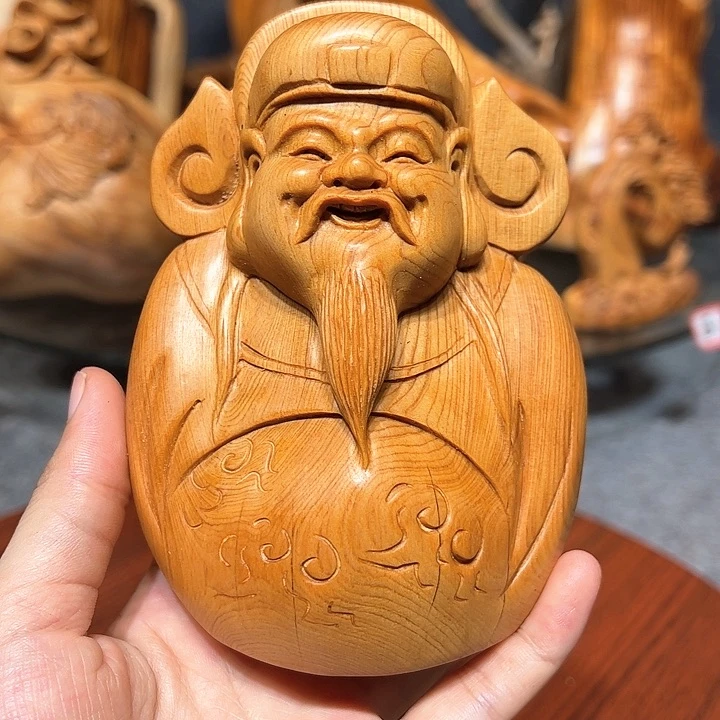 柏木崖柏木手把件摆件