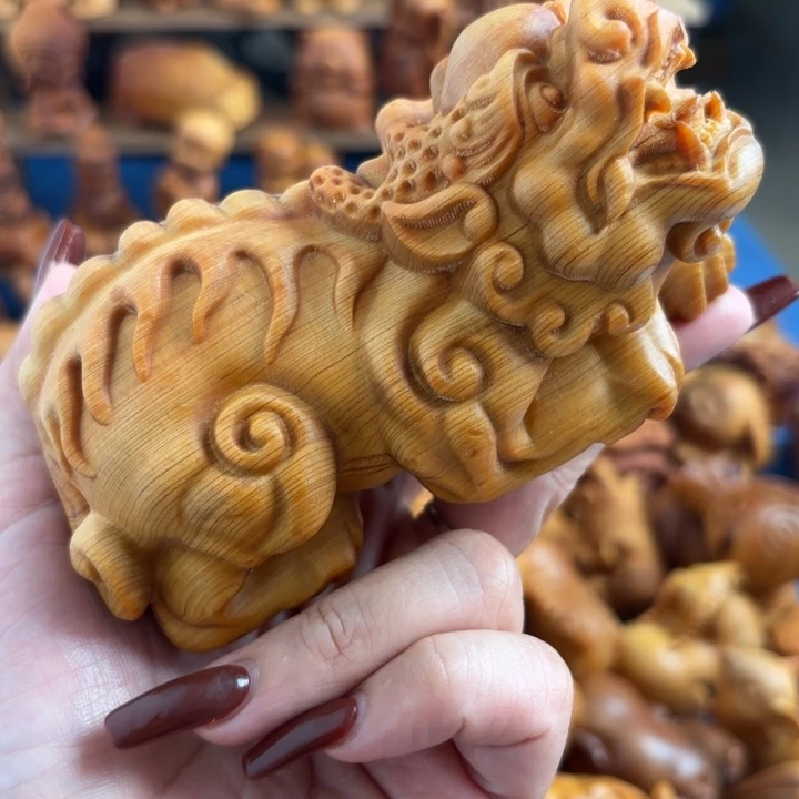 柏木（崖柏）风太行崖柏手把件
