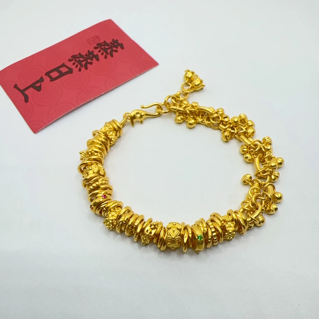 ［幸牌珠宝］足金999投资金 卡5盘缠 15手围 41.5 克