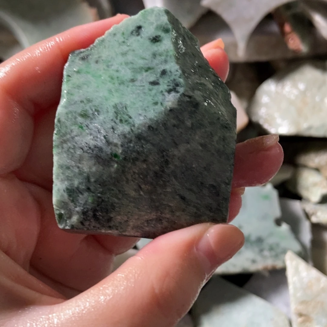 翡翠未镶嵌挂件天然翡翠