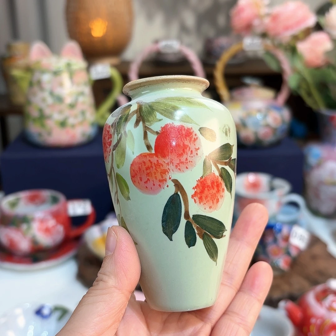 景德镇手绘高温釉下彩陶瓷茶具