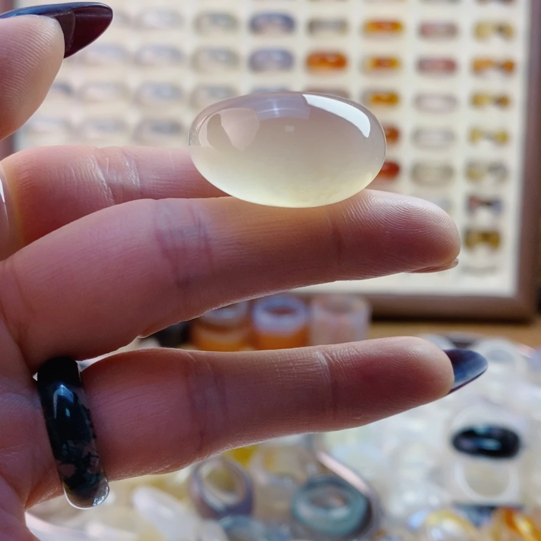 玛瑙/玉髓戒指未镶嵌R*