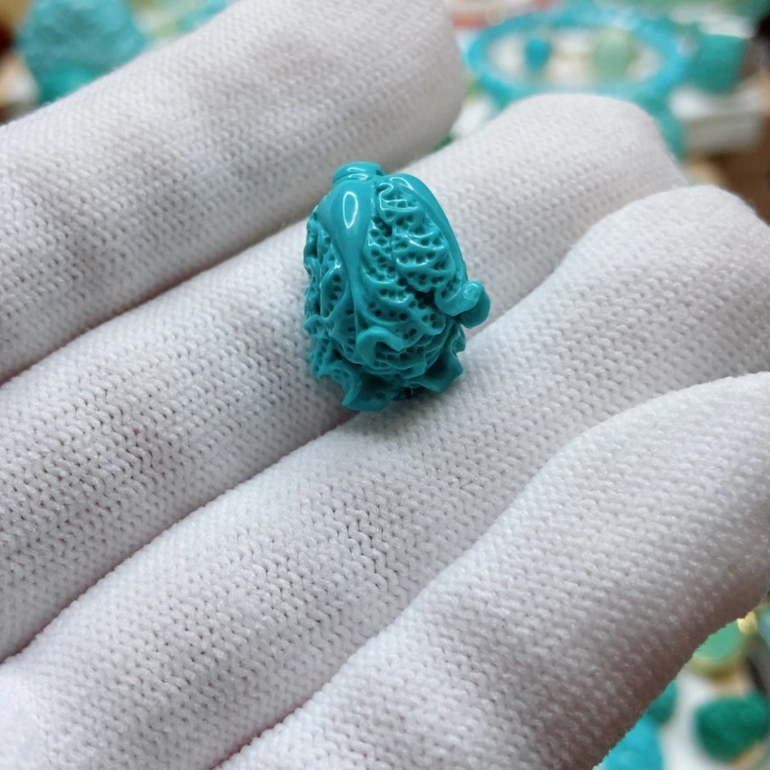 绿松石未镶嵌白菜