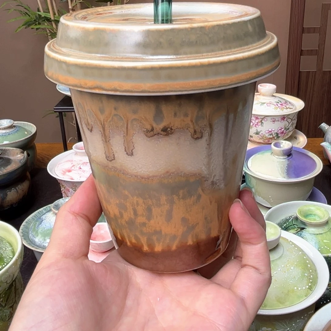 杯景德镇纯手工柴烧茶器