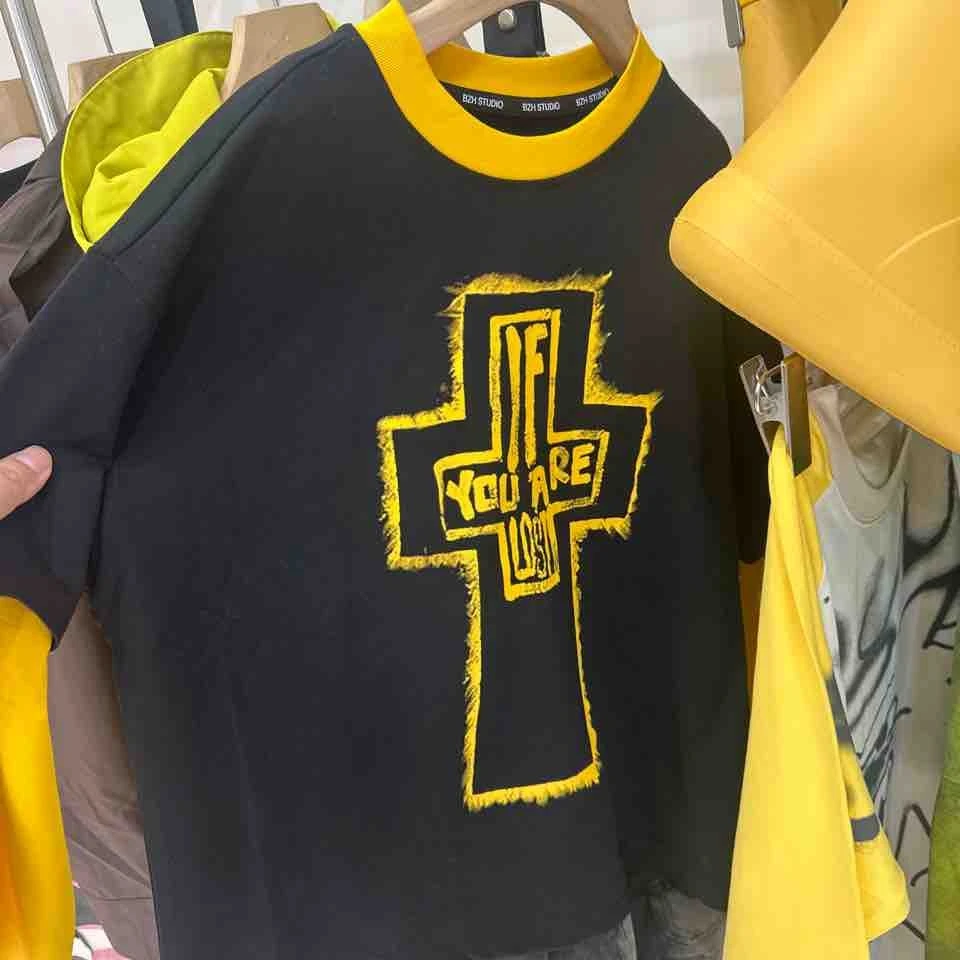 时尚潮童秋季中大童假两件卫衣9020