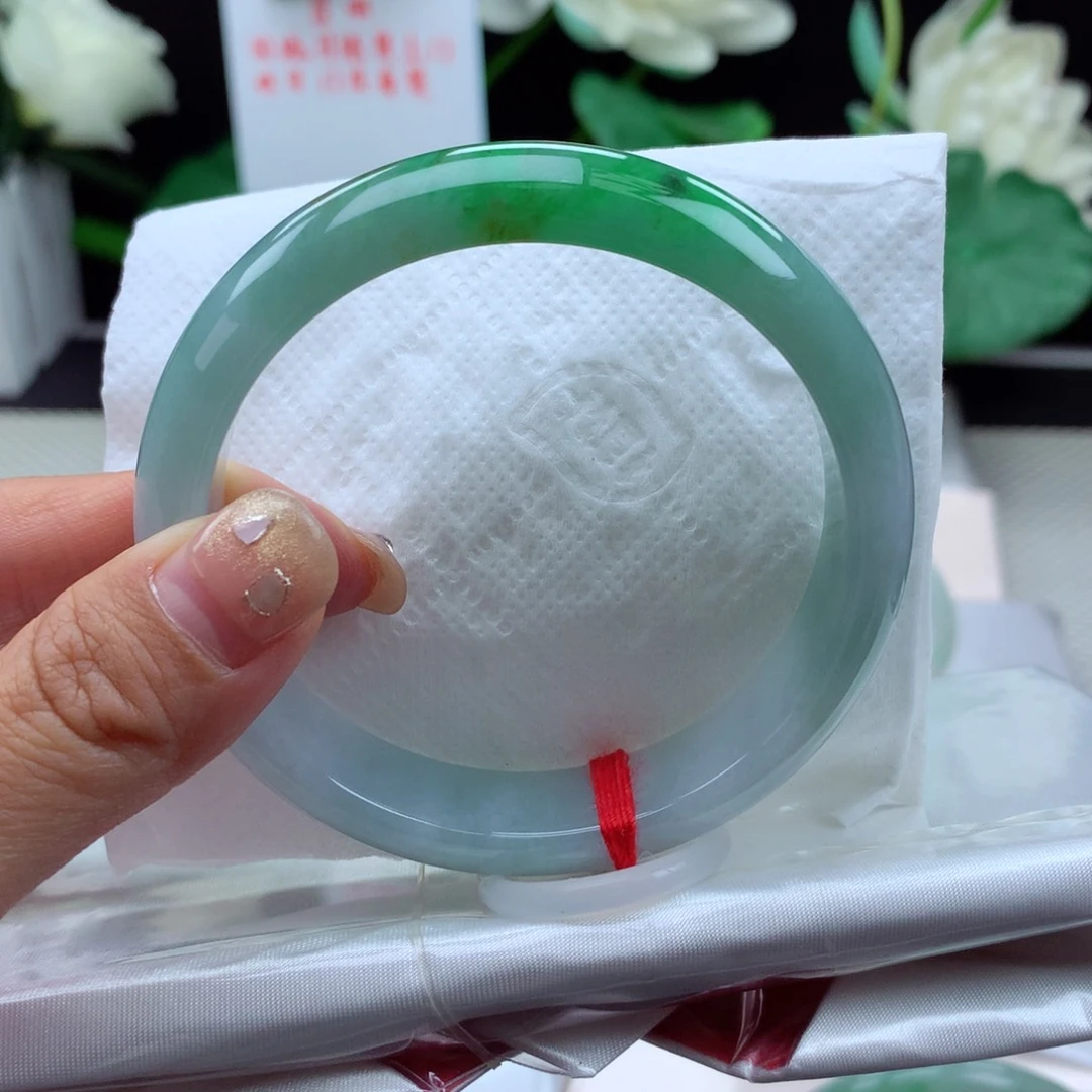 未镶嵌手镯翡翠欢*儿纯天然