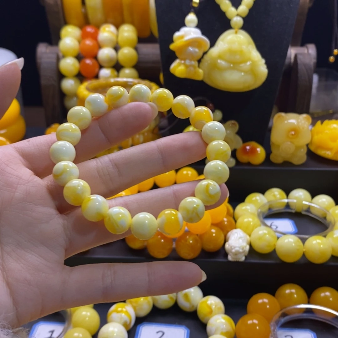哈***乐全品无暇精品手串10