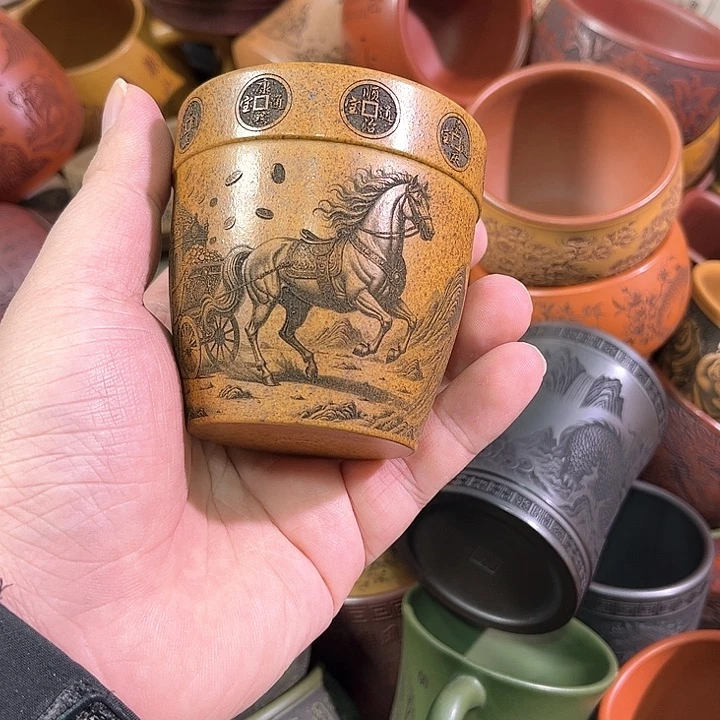 茶杯紫砂全手工紫砂主人杯