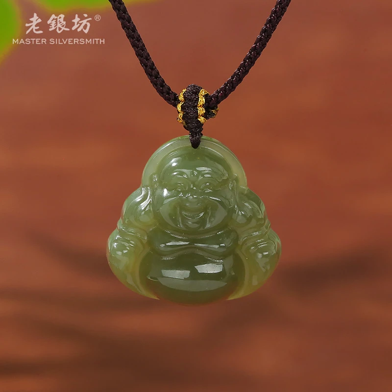 【东哥直播】和田玉吊坠佛公雕刻 品质珠宝 多样性发其一00221104