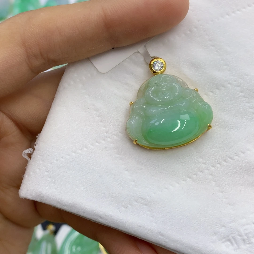 翡翠银S925镶嵌颈饰