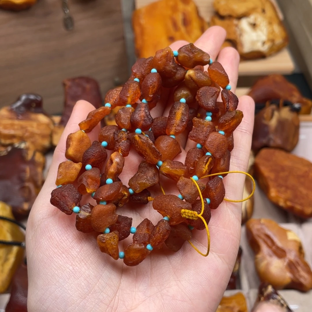 琥珀未镶嵌珠宝奇石